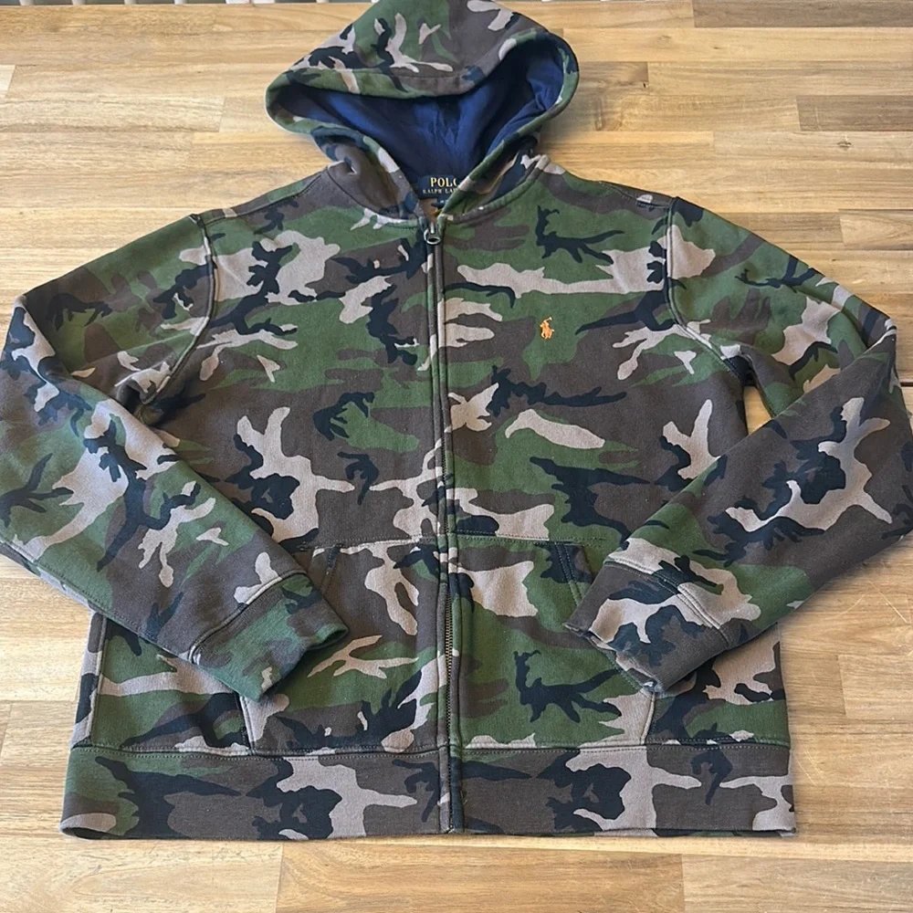 POLO RALPH  LAUREN zip up hoodie
